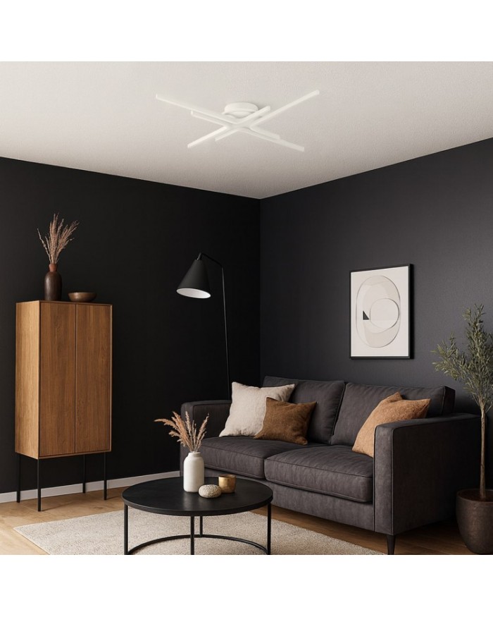 Світильник стельовий Ardero AL6185-1ARD MILL 64Вт білий