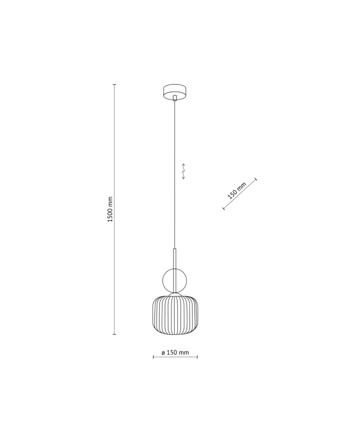 Підвісний світильник TK Lighting 11038 SOPHIA