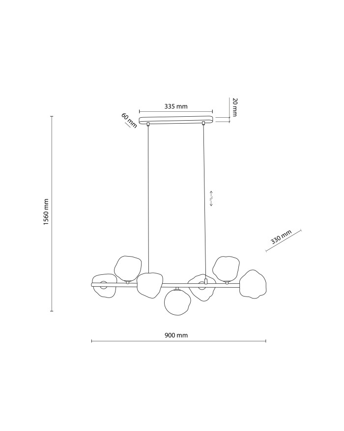 Люстра TK Lighting 11109 LAVA