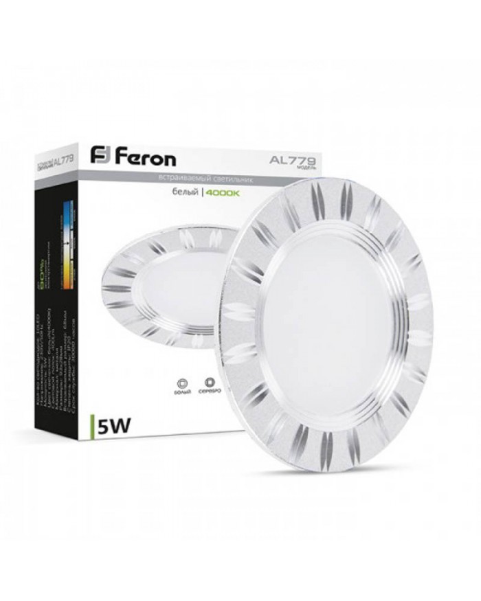 Точковий світильник Feron AL779 5W срібло