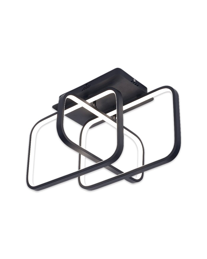 Світильник стельовий VIOLUX FIGARO 90W 3000-4000-5000K чорний