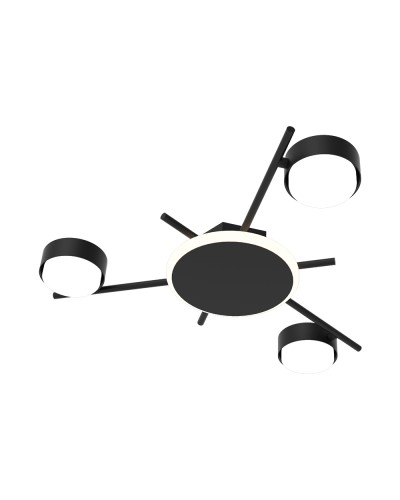 Світильник стельовий VIOLUX PANAMERA 3хGX53 чорний