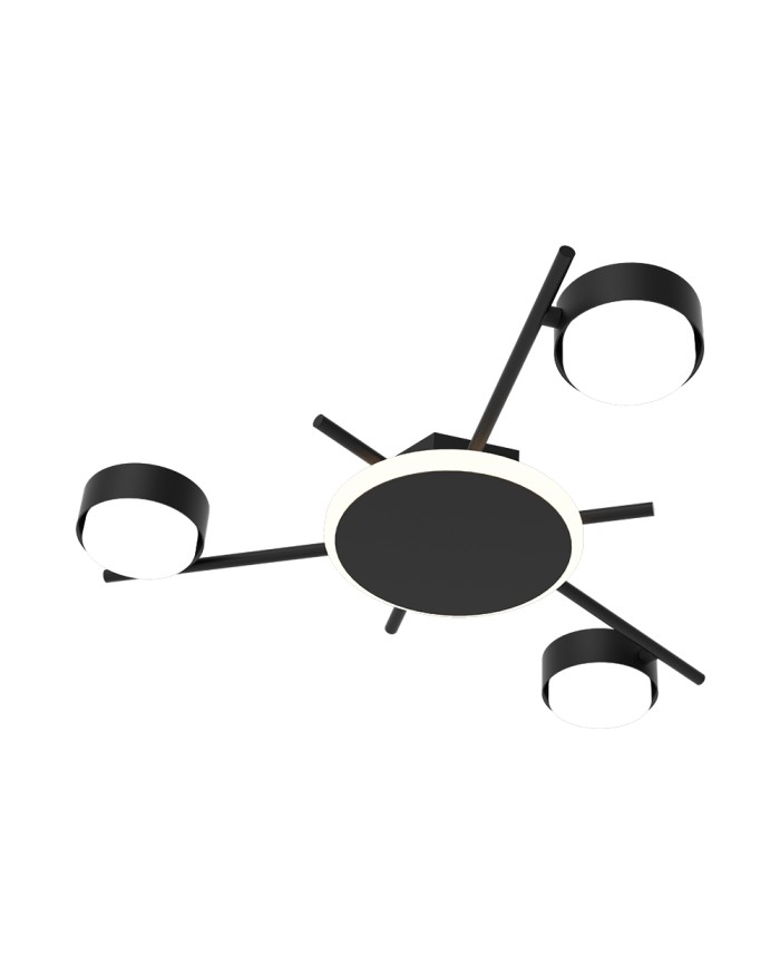 Світильник стельовий VIOLUX PANAMERA 3хGX53 чорний