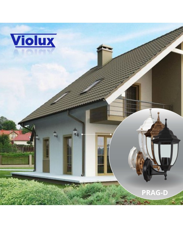 Світильник вуличний VIOLUX Prag-D антична бронза