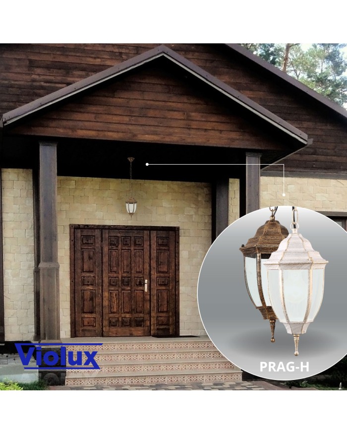 Світильник вуличний VIOLUX Prag-H античний білий