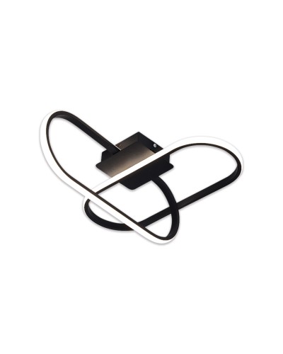 Світильник стельовий VIOLUX SKYLER-2D 55W 3000-4000-5000K чорний