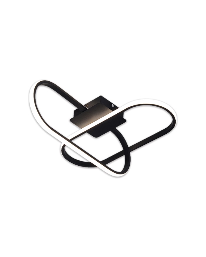 Світильник стельовий VIOLUX SKYLER-2D 55W 3000-4000-5000K чорний