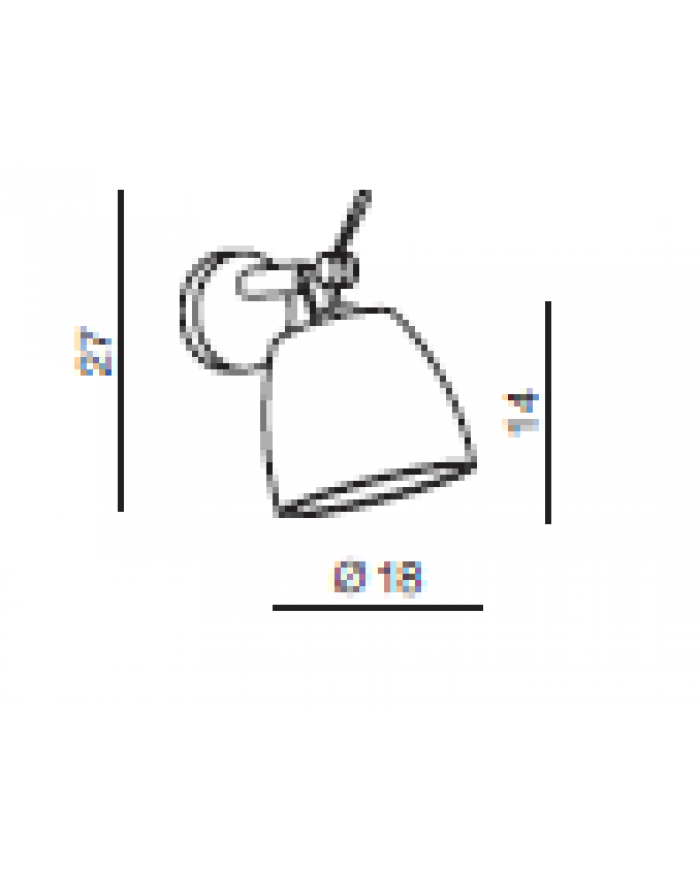 Бра Azzardo AZ4793 Zyta Wall XS BK ZABK