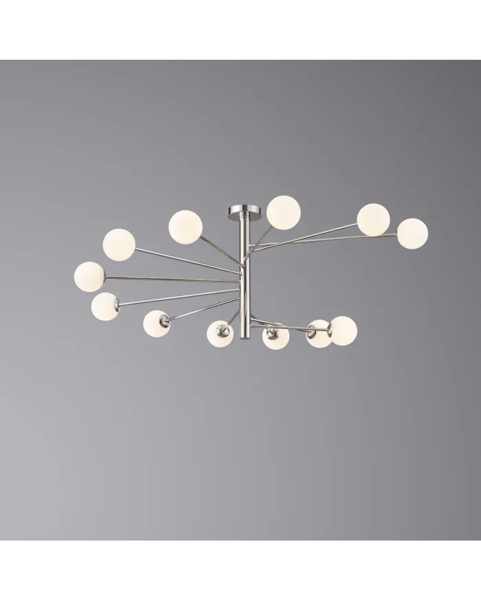 Світильник стельовий LLOYD LIGHTING 2202/12 Nickel