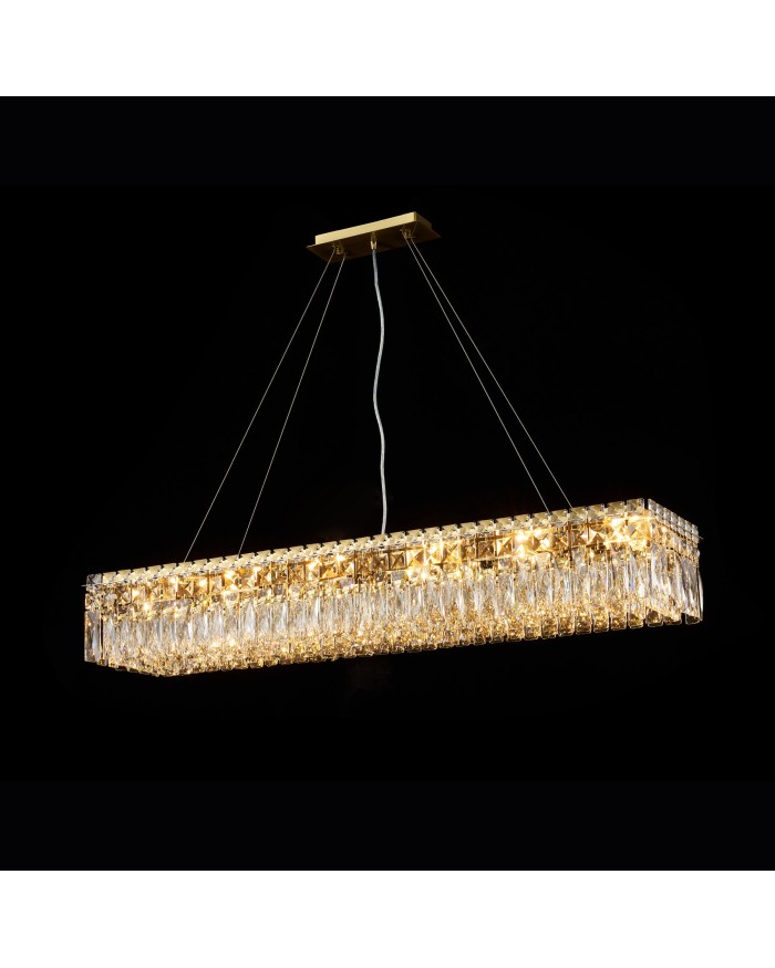 Люстра LLOYD LIGHTING 1068/L1200*300 Titanium gold