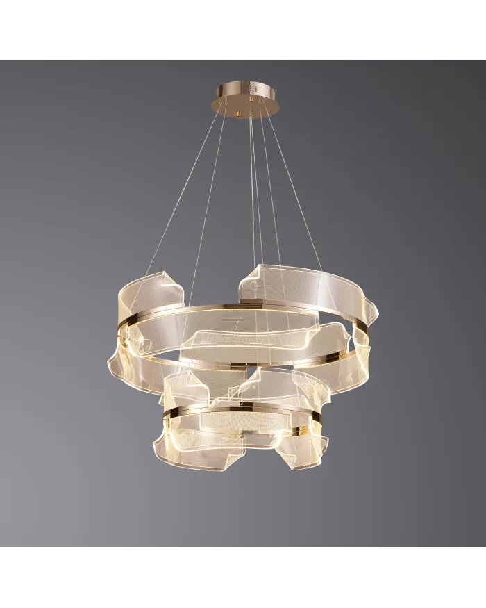 Люстра LLOYD LIGHTING 2036/800+500 F-gold
