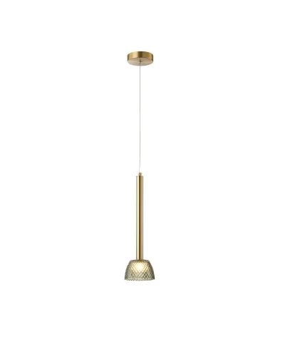 Підвісний світильник LLOYD LIGHTING 2066/1P Copper gold+Green