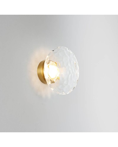 Бра Este Lighting 2067/1W Copper Gold+ Clear Glass