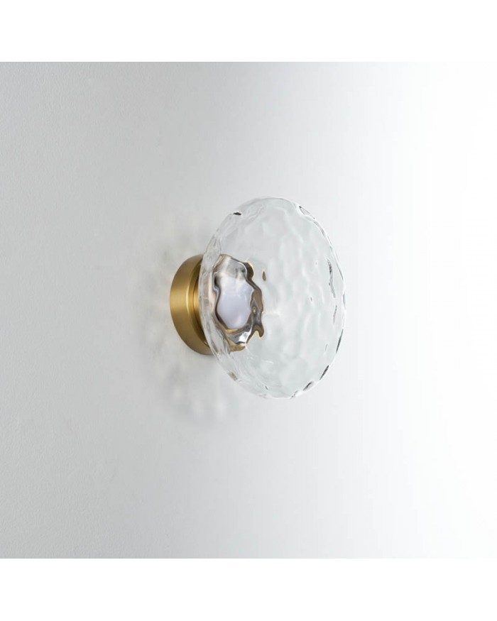 Бра Este Lighting 2067/1W Copper Gold+ Clear Glass