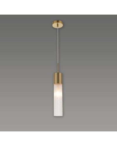 Підвісний світильник Este Lighting 2087/1P Titanium gold