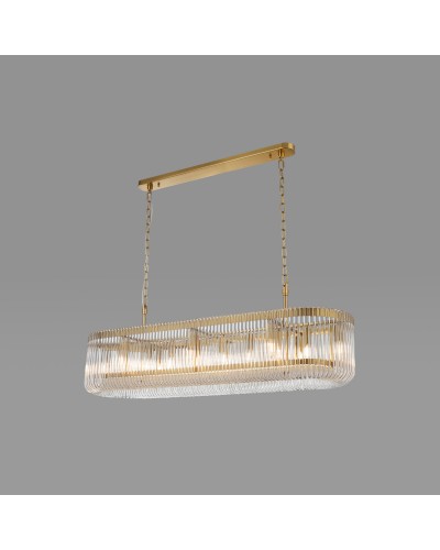 Люстра Este Lighting 2089/L1200*350 Titanium gold