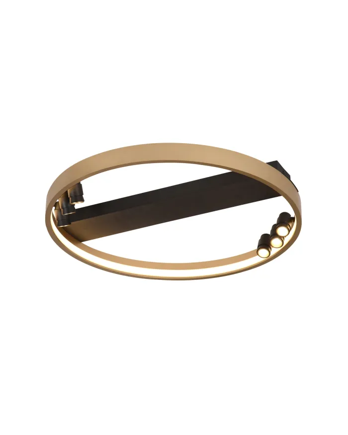 Світильник стельовий LLOYD LIGHTING 2109-600PT Black+Gold