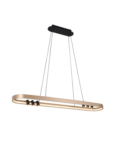 Люстра Este Lighting 2109/L120 Black+Gold