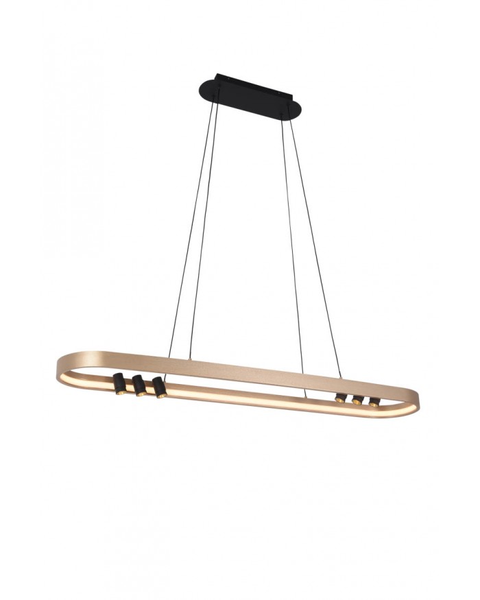 Люстра Este Lighting 2109/L120 Black+Gold