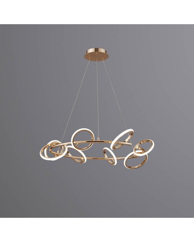 Люстра Este Lighting 2201-D8 F-gold