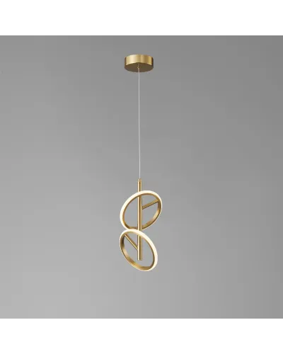Підвісний світильник LLOYD LIGHTING 2201-P2 Brushed brass