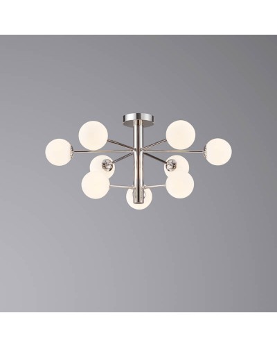 Світильник стельовий Este Lighting 2202/9 Nickel