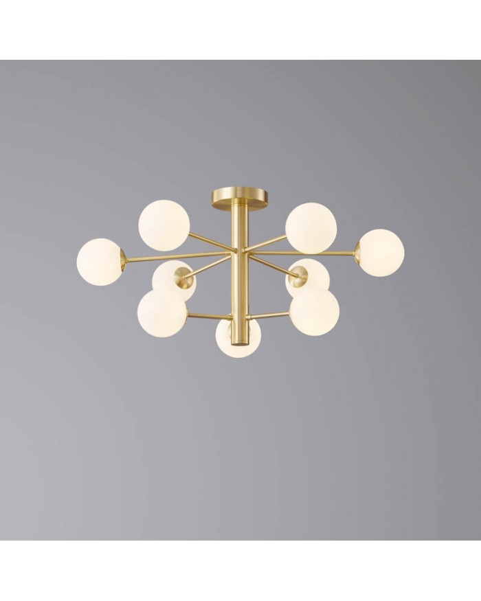 Світильник стельовий Este Lighting 2202/9 Sand gold