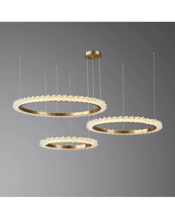 Люстра LLOYD LIGHTING 2283/80+60+40 Brushed brass