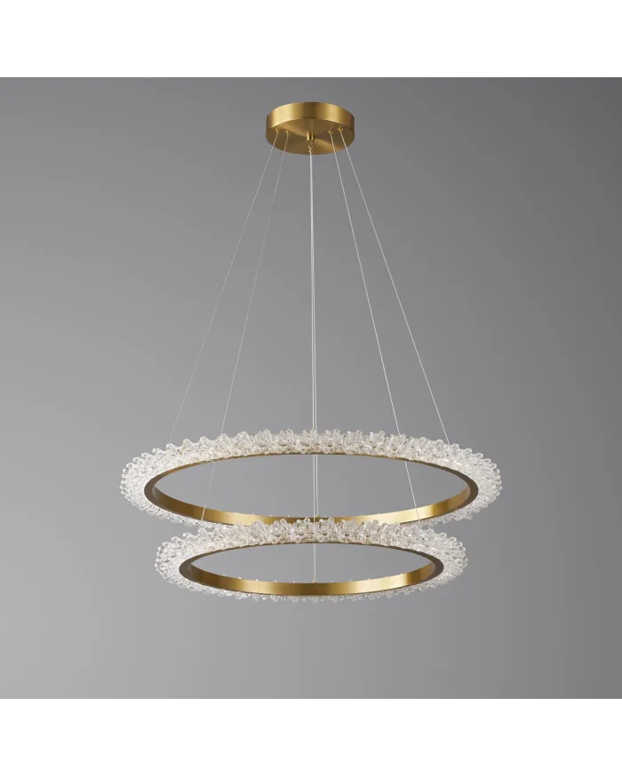 Люстра LLOYD LIGHTING 2283/80+60 Brushed brass