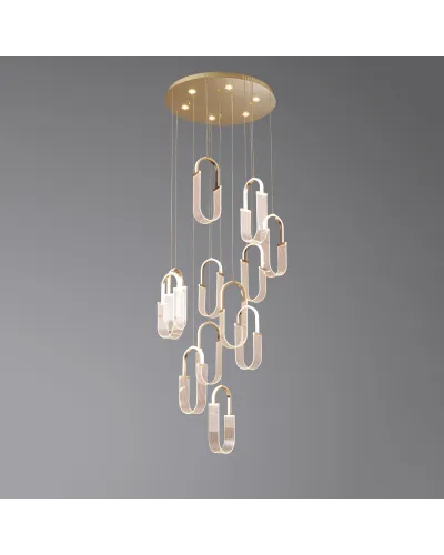 Люстра LLOYD LIGHTING 2301/12P F-gold