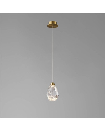Підвісний світильник Este Lighting 5005/1P Brushed brass