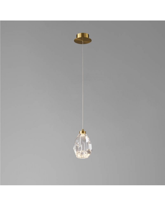Підвісний світильник Este Lighting 5005/1P Brushed brass