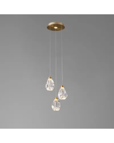 Люстра LLOYD LIGHTING 5005/3P Brushed brass