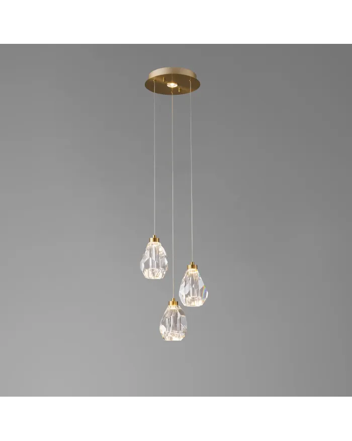 Люстра LLOYD LIGHTING 5005/3P Brushed brass