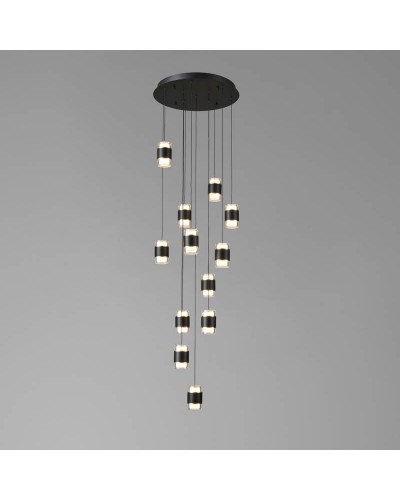 Люстра Este Lighting 5036/12P Black 4000К