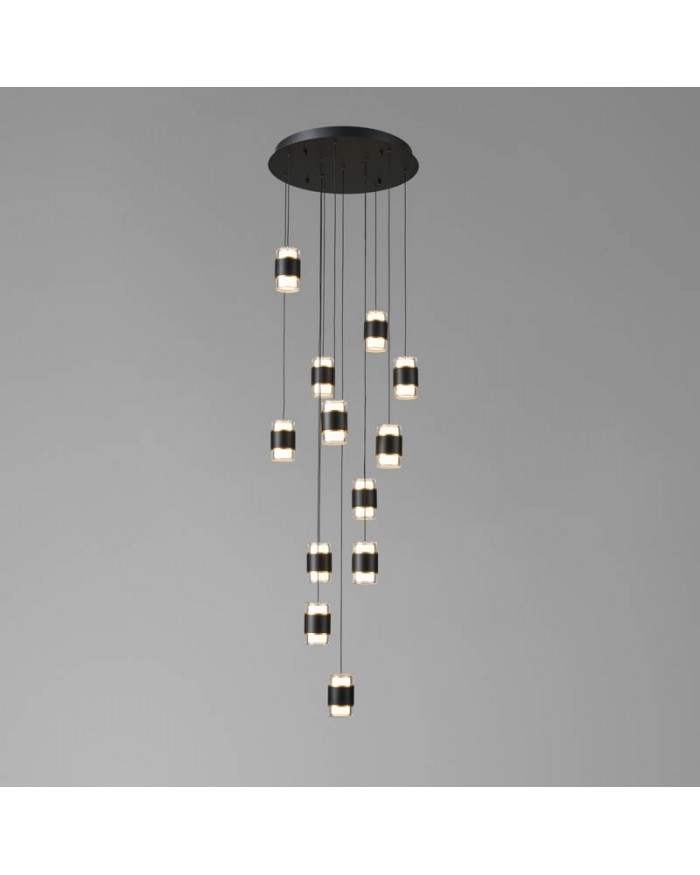 Люстра Este Lighting 5036/12P Black 4000К