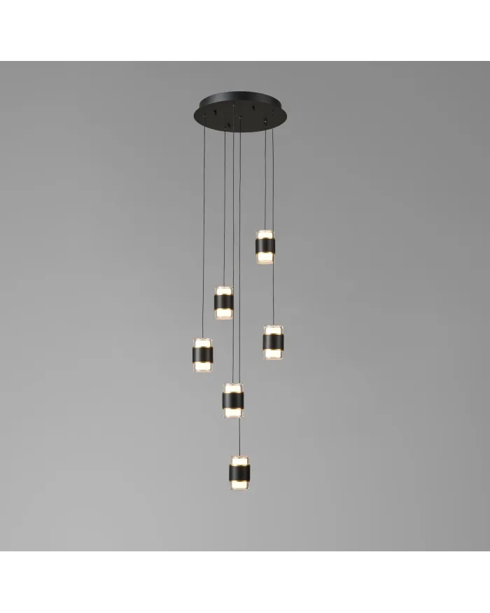 Люстра LLOYD LIGHTING 5036/6P Black 3000К