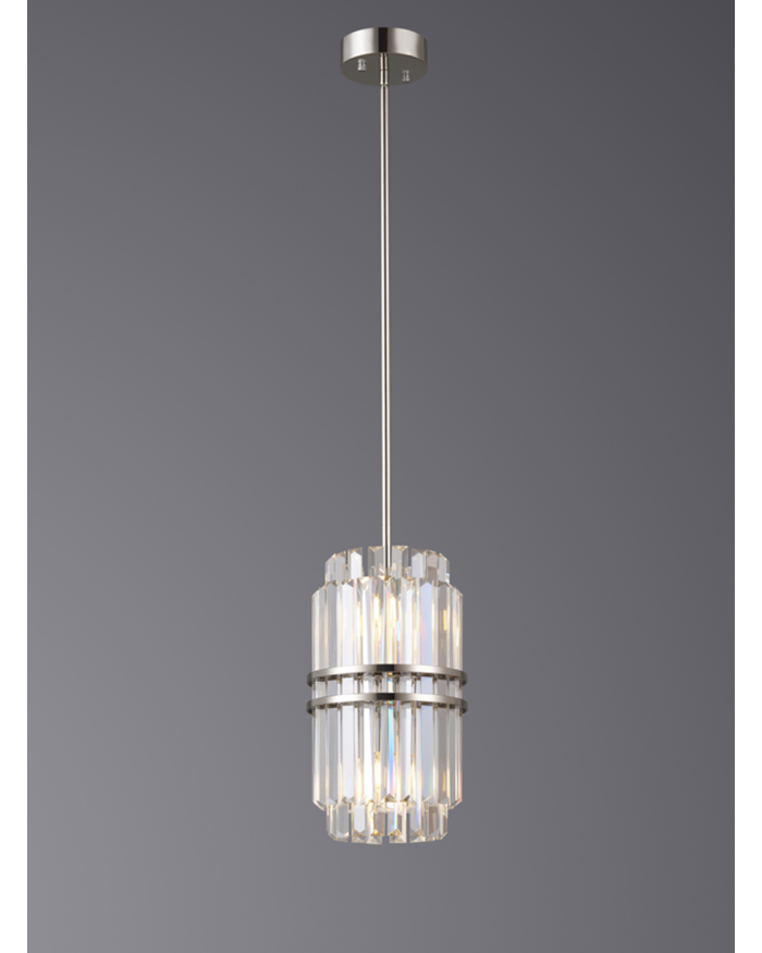 Підвісний світильник LLOYD LIGHTING 5550/D200 Polished Nickel