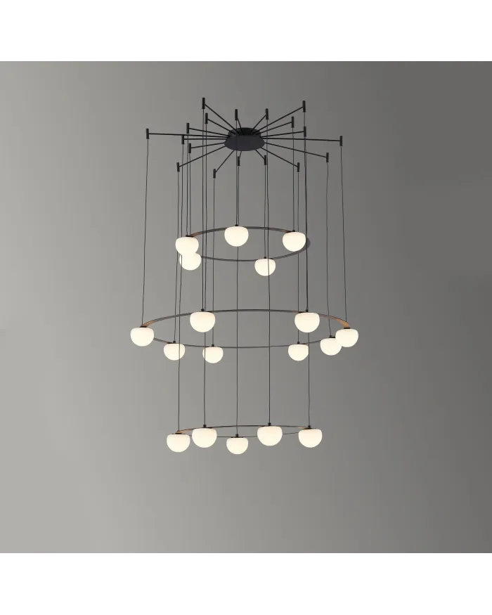 Люстра LLOYD LIGHTING 6030/600+900+600 Black