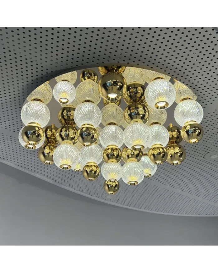 Люстра LLOYD LIGHTING 6807/19SQ S-gold