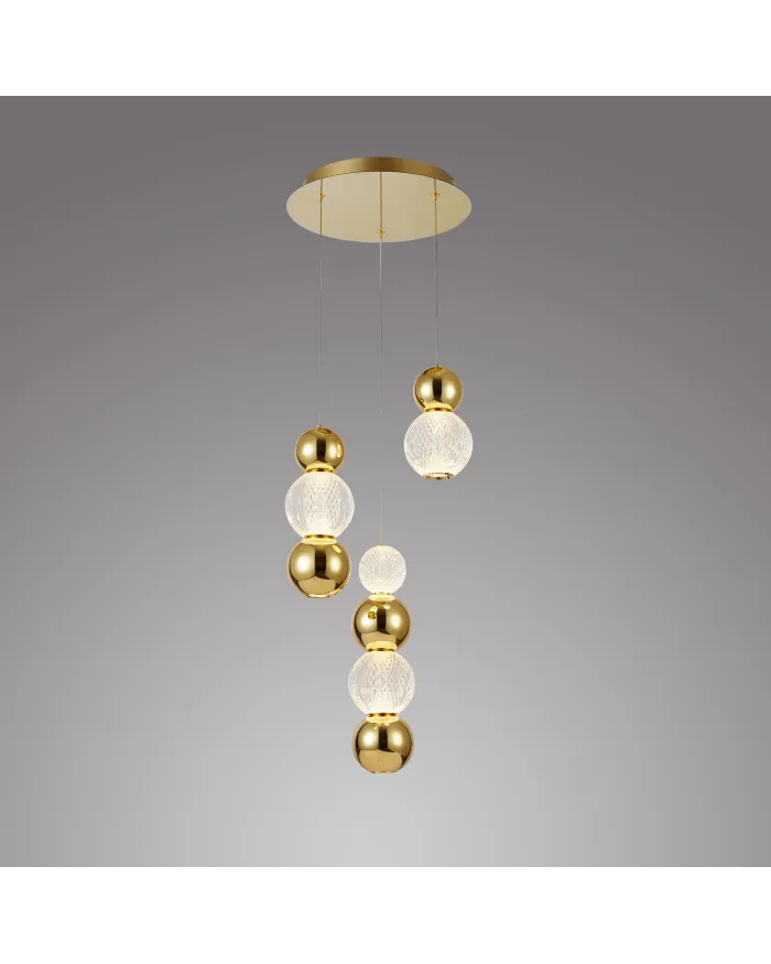 Люстра LLOYD LIGHTING 6807/3P S-gold