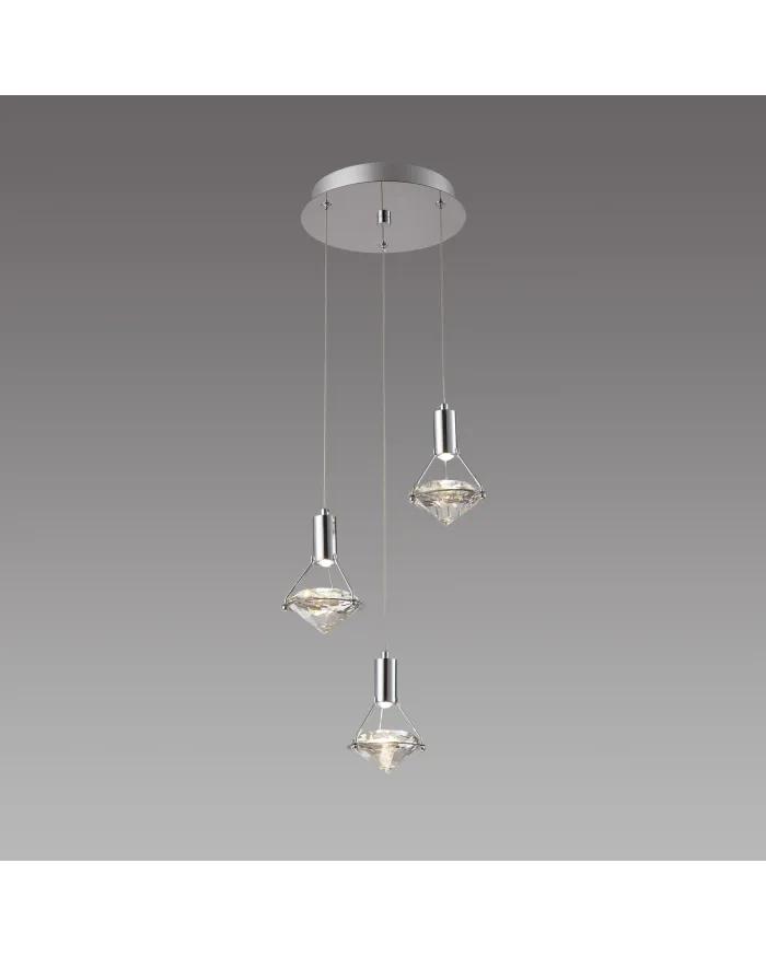 Люстра LLOYD LIGHTING 6822/3P Chrome