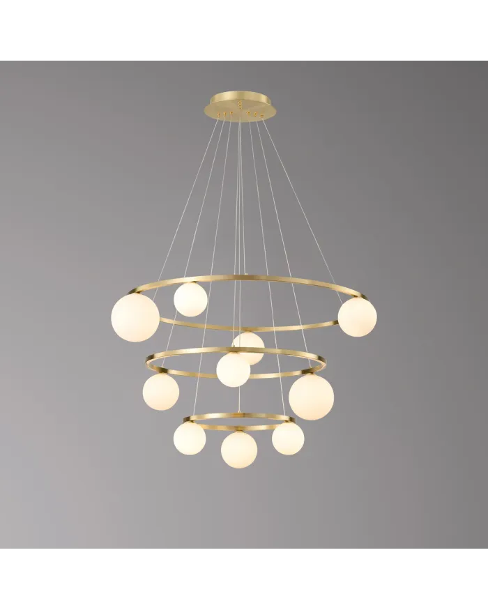 Люстра LLOYD LIGHTING 6880/40+60+80 Sand gold (One base)