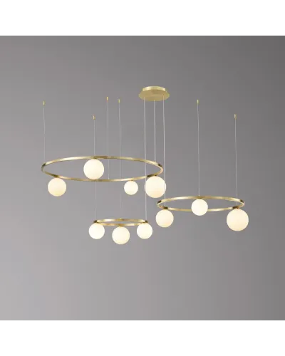 Люстра LLOYD LIGHTING 6880/40+60+80 Sand gold (Point fixing)