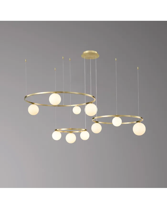 Люстра LLOYD LIGHTING 6880/40+60+80 Sand gold (Point fixing)