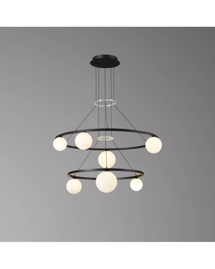 Люстра Este Lighting 6880/60+80 Black (One base)