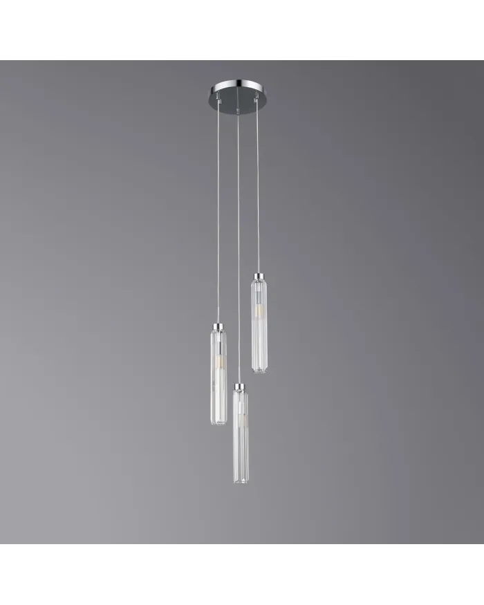 Підвісний світильник LLOYD LIGHTING 8000-3PB Chrome