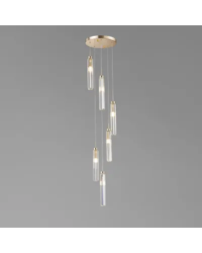 Підвісний світильник LLOYD LIGHTING 8000-6PB F-gold