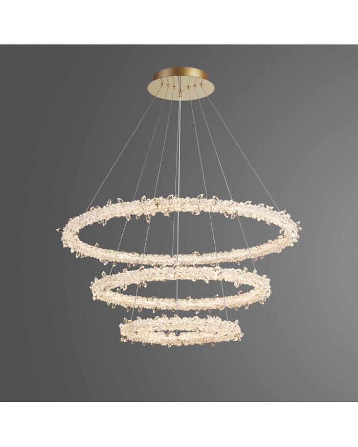 Люстра Este Lighting 8001/40+60+80 S-gold (One base)