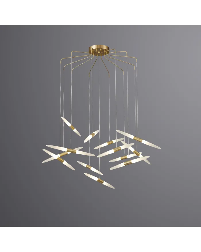 Люстра LLOYD LIGHTING 8010-13-Sand gold